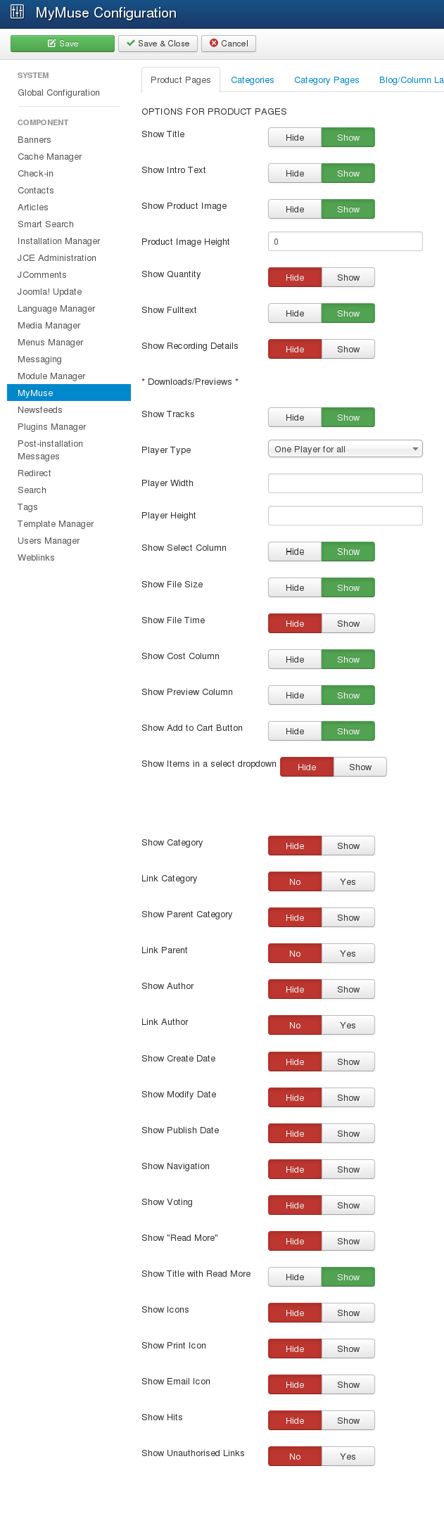 options-productpages