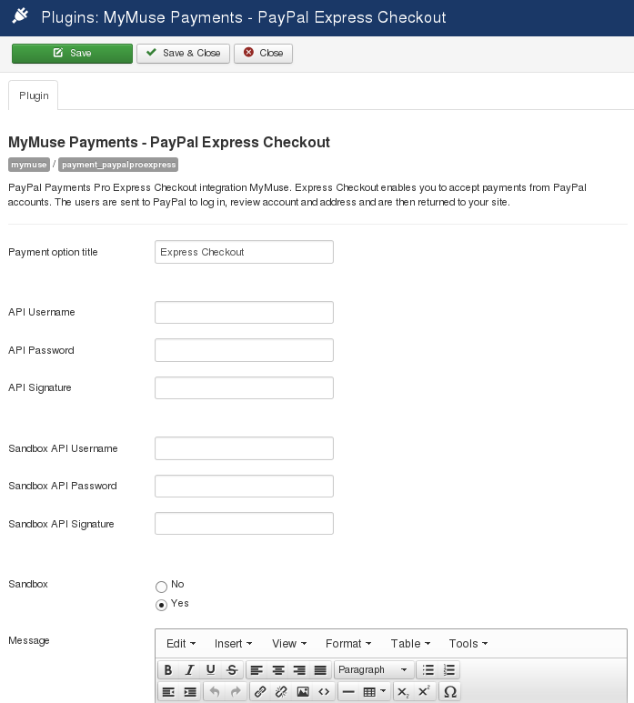 plugin payment paypalexpress
