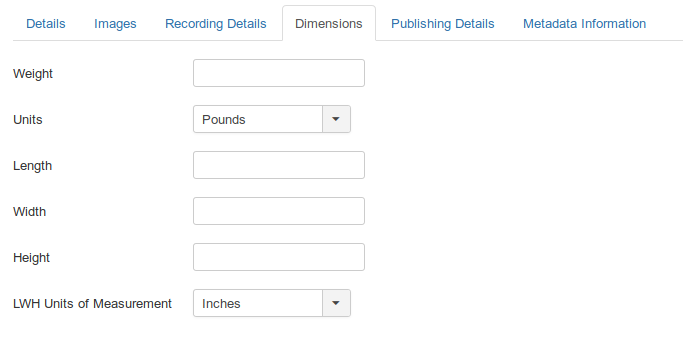 MyMuse Product   Dimensions   Administration